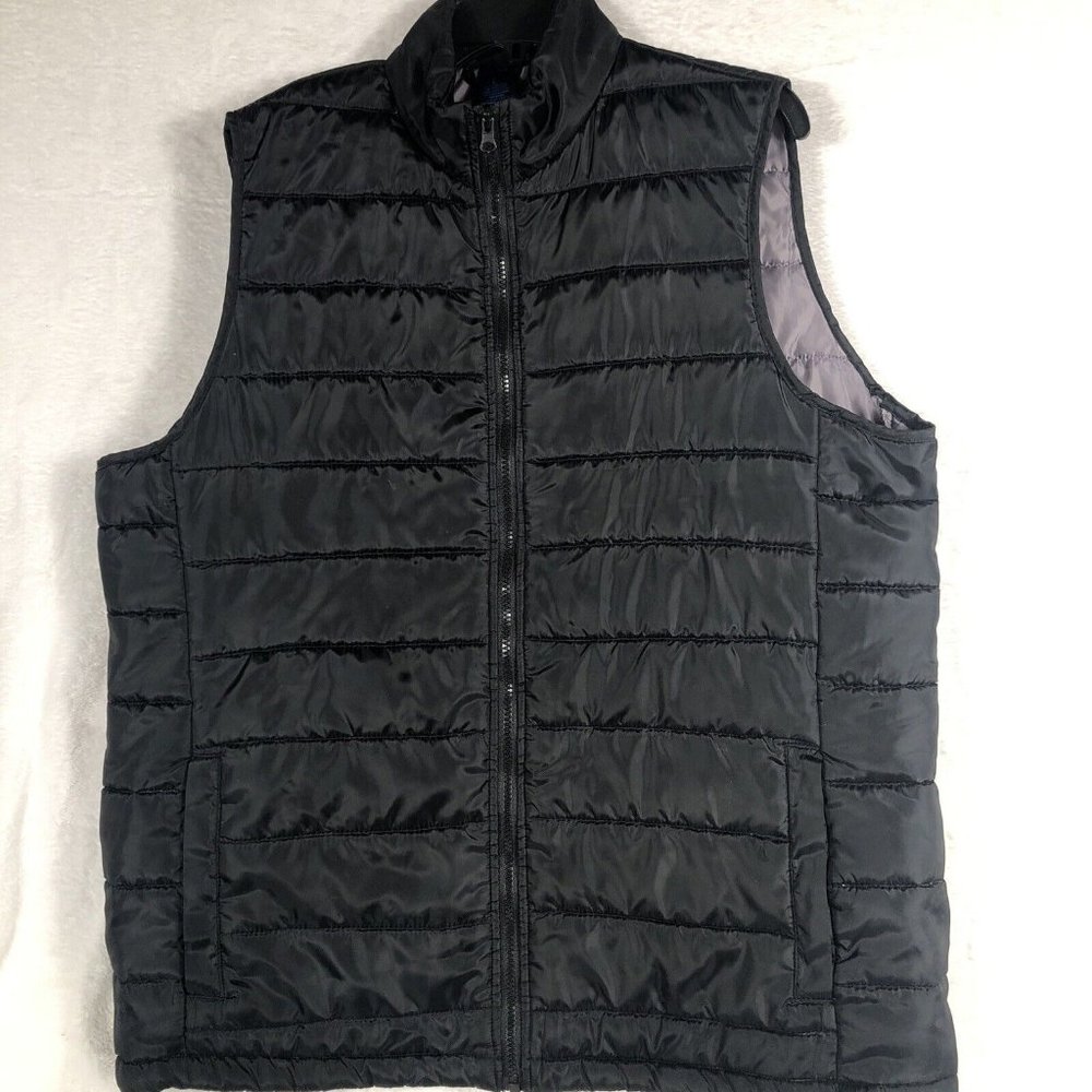 Highland Outfitters Puffer Jacket Men Vest Polyester Size Adult Large Black